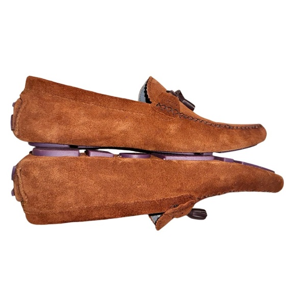 TED BAKER URBONNS suede loafers men’s slip on dress  shoes size 9